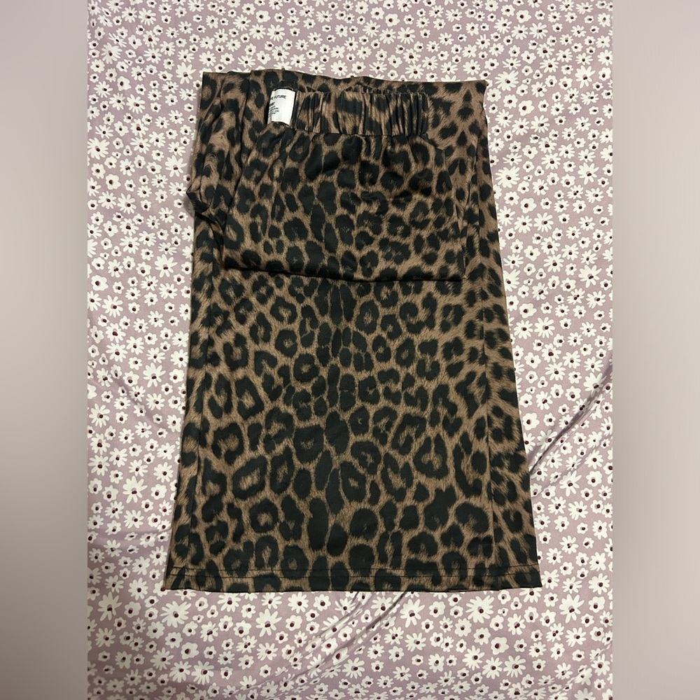 Cheetah Wide Leg Pants